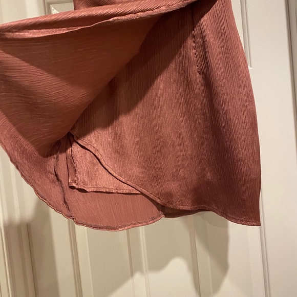 Silk Material Strapless Dress Romper - Picture 3 of 6